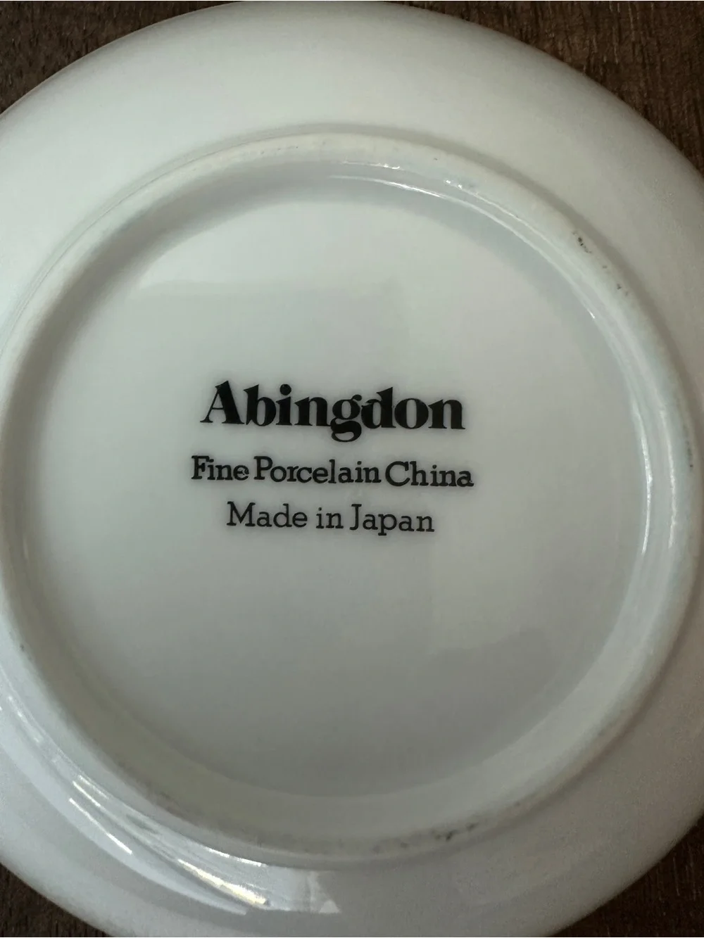 Vintage Abingdon Fine Porcelain China Plate 5.5” 14 cm Saucer Small Bowl Japan